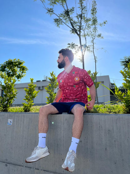 Portugal National Team Football Shirt Heritage Red