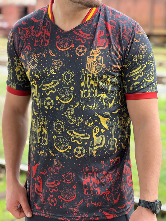 Spain Black Edition - Kick Couture concept football shirt - photo 2