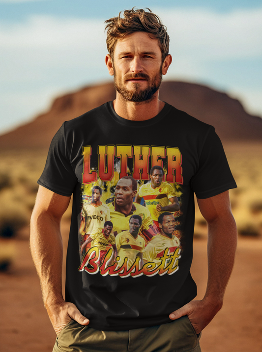 Luther Blissett Bootleg T-Shirt - bootleg football t-shirt by Kick Couture - photo 2